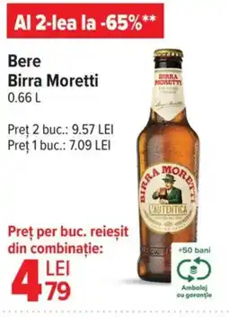 Carrefour Market Birra Moretti Ofertă