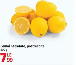 Carrefour Lămâi netratate, postrecoltă Ofertă