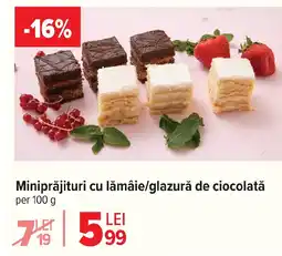 Carrefour Miniprăjituri cu lămâie/glazură de ciocolată Ofertă