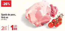 Carrefour Spată de porc, fără os Ofertă