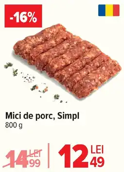 Carrefour Mici de porc, Simpl Ofertă