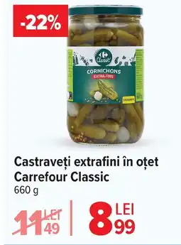 Carrefour Castraveţi extrafini în oțet Carrefour Classic Ofertă