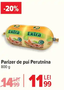 Carrefour Parizer de pui Perutnina Ofertă