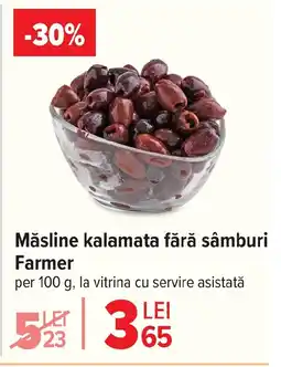 Carrefour Măsline kalamata fără sâmburi Farmer Ofertă