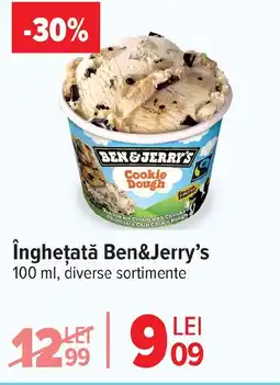 Carrefour Înghețată Ben&Jerry's Ofertă