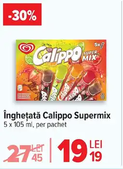 Carrefour îngheţată Calippo Supermix Ofertă