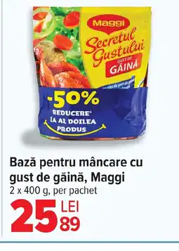 Carrefour Bază pentru mâncare cu gust de găină, Maggi Ofertă