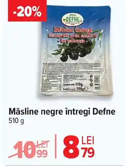 Carrefour Măsline negre întregi Defne Ofertă