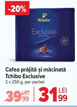 Carrefour Cafea prăjită și măcinată Tchibo Exclusive Ofertă
