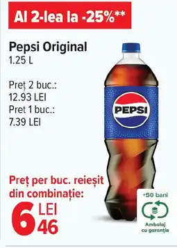 Carrefour Pepsi Original Ofertă