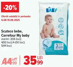 Carrefour Scutece bebe, Carrefour My baby Ofertă