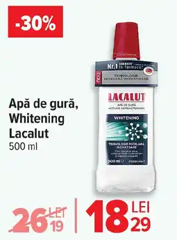 Carrefour Apă de gură, Whitening Lacalut Ofertă