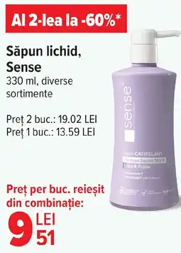 Carrefour Săpun lichid, Sense Ofertă