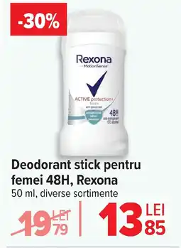 Carrefour Deodorant stick pentru femei 48H, Rexona Ofertă