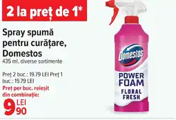 Carrefour Spray spumă pentru curăţare, Domestos Ofertă
