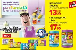 Carrefour Saci menajeri XXL,Fino Ofertă