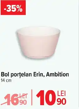 Carrefour Bol porţelan Erin, Ambition Ofertă