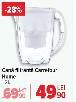 Carrefour Canǎ filtrantă Carrefour Home Ofertă