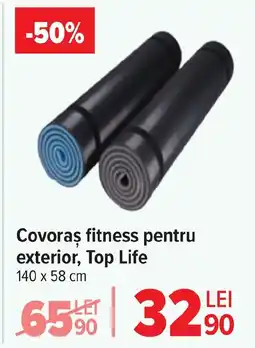 Carrefour Covoraş fitness pentru exterior, Top Life Ofertă