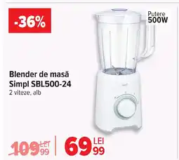 Carrefour Blender de masă Simpl SBL500-24 Ofertă