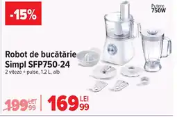 Carrefour Robot de bucătărie Simpl SFP750-24 Ofertă