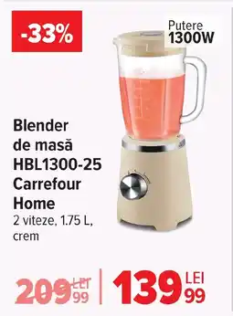 Carrefour Blender de masă HBL1300-25 Carrefour Home Ofertă