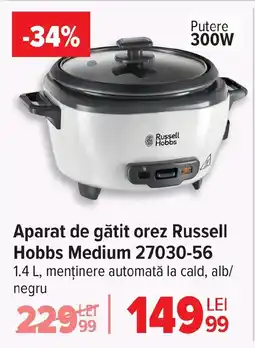 Carrefour Aparat de gătit orez Russell Hobbs Medium 27030-56 Ofertă