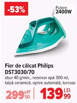 Carrefour Fier de călcat Philips DST3030/70 Ofertă