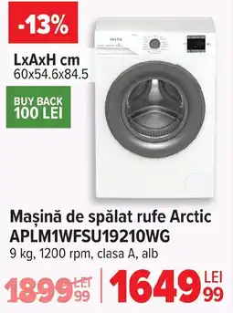 Carrefour Maşină de spălat rufe Arctic APLM1WFSU19210WG Ofertă
