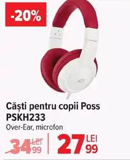 Carrefour Căşti pentru copii Poss PSKH233 Ofertă