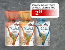 Unicarm Risovital Rondele orez expandat div sort Ofertă