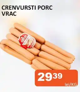 Unicarm Unicarm Crenvursti porc vrac Ofertă