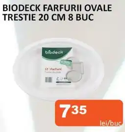 Unicarm Biodeck farfurii ovale trestie Ofertă