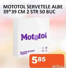 Unicarm Mototol servetele albe Ofertă