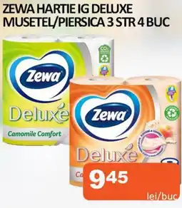 Unicarm Zewa hartie ig deluxe musetel/piersica Ofertă