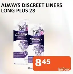 Unicarm Always discreet liners long plus 28 Ofertă