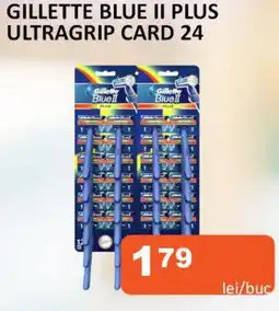 Unicarm Gillette blue ii plus ultragrip card 24 Ofertă