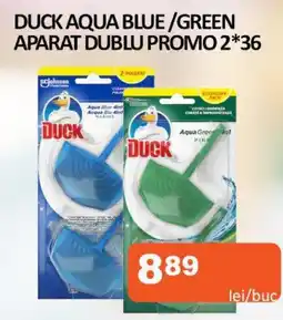 Unicarm Duck aqua blue/green aparat dublu promo Ofertă