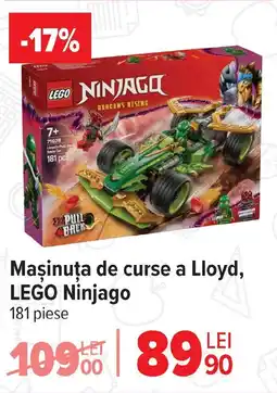 Carrefour Maşinuţa de curse a Lloyd, LEGO Ninjago Ofertă