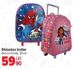 Carrefour Ghiozdan troller Ofertă