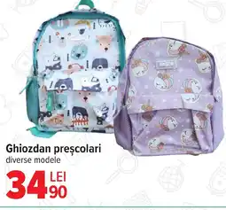 Carrefour Ghiozdan preşcolari Ofertă