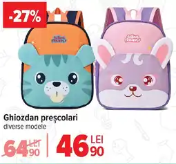 Carrefour Ghiozdan preşcolari Ofertă