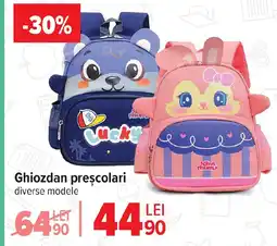 Carrefour Ghiozdan preşcolari Ofertă