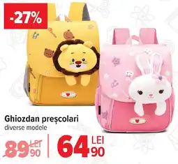 Carrefour Ghiozdan preşcolari Ofertă