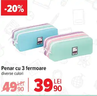 Carrefour Penar cu 3 fermoare Ofertă