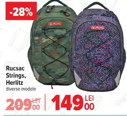 Carrefour Rucsac Strings, Herlitz Ofertă