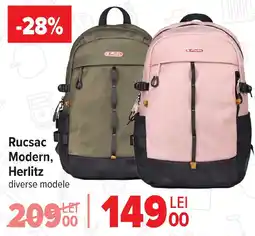 Carrefour Rucsac Modern, Herlitz Ofertă