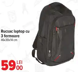 Carrefour Rucsac laptop cu 3 fermoare Ofertă