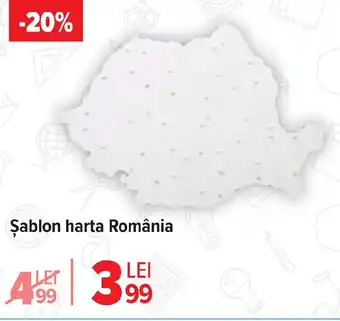 Carrefour Şablon harta România Ofertă