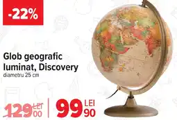 Carrefour Glob geografic luminat, Discovery Ofertă
